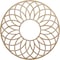 Ekena Millwork Cannes Wood Fretwork Pierced Ceiling Medallion, Red Oak, 34"OD x 11 5/8"ID x 3/8"T CMWP34X34X0375CNRO - alternate 1